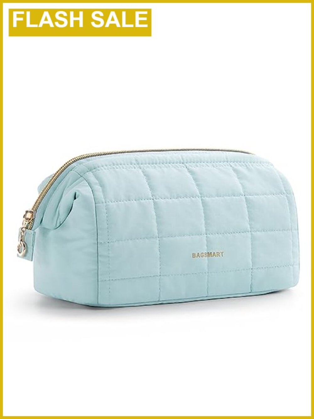 Makeup Bag Travel Toiletry Organizer Wide-Open Zipper Pouch